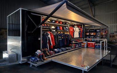 How Motorsport Teams Use Mobile Trailers to Win at Merchandising